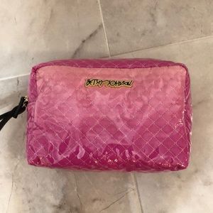 Betsy Johnson Double Zip Ombré Pink Travel Bag